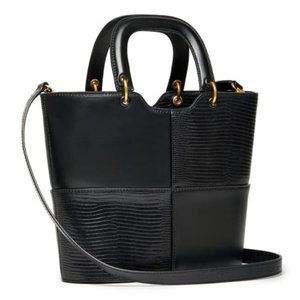 NEW STAUD Andy black leather bag